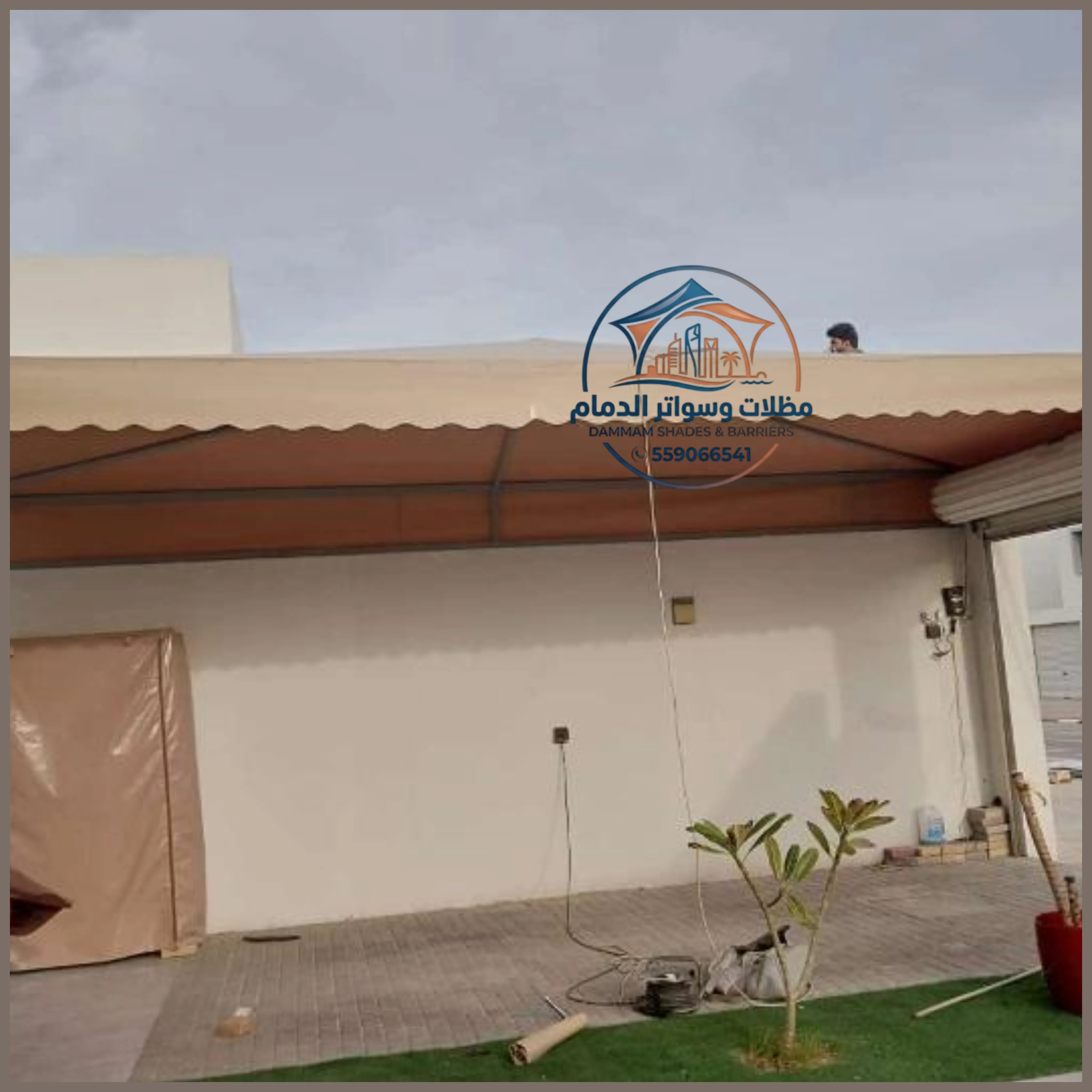 ريادة وتميز في تركيب مظلات الدمام